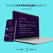 Load image into Gallery viewer, Brand Archetype Report + Interview
